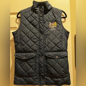 Women’s navy blue Royal Veterinary College vest from London, England. UK 12.